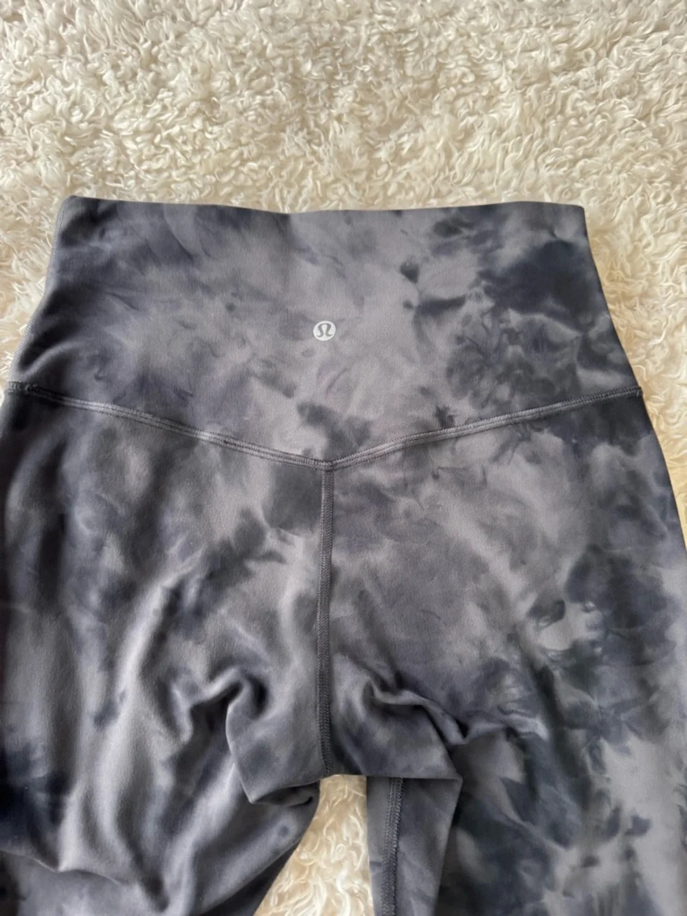 Lululemon Align Pant 26” Diamond Dye Pitch Grey Graphite Grey Leggings Sz 6